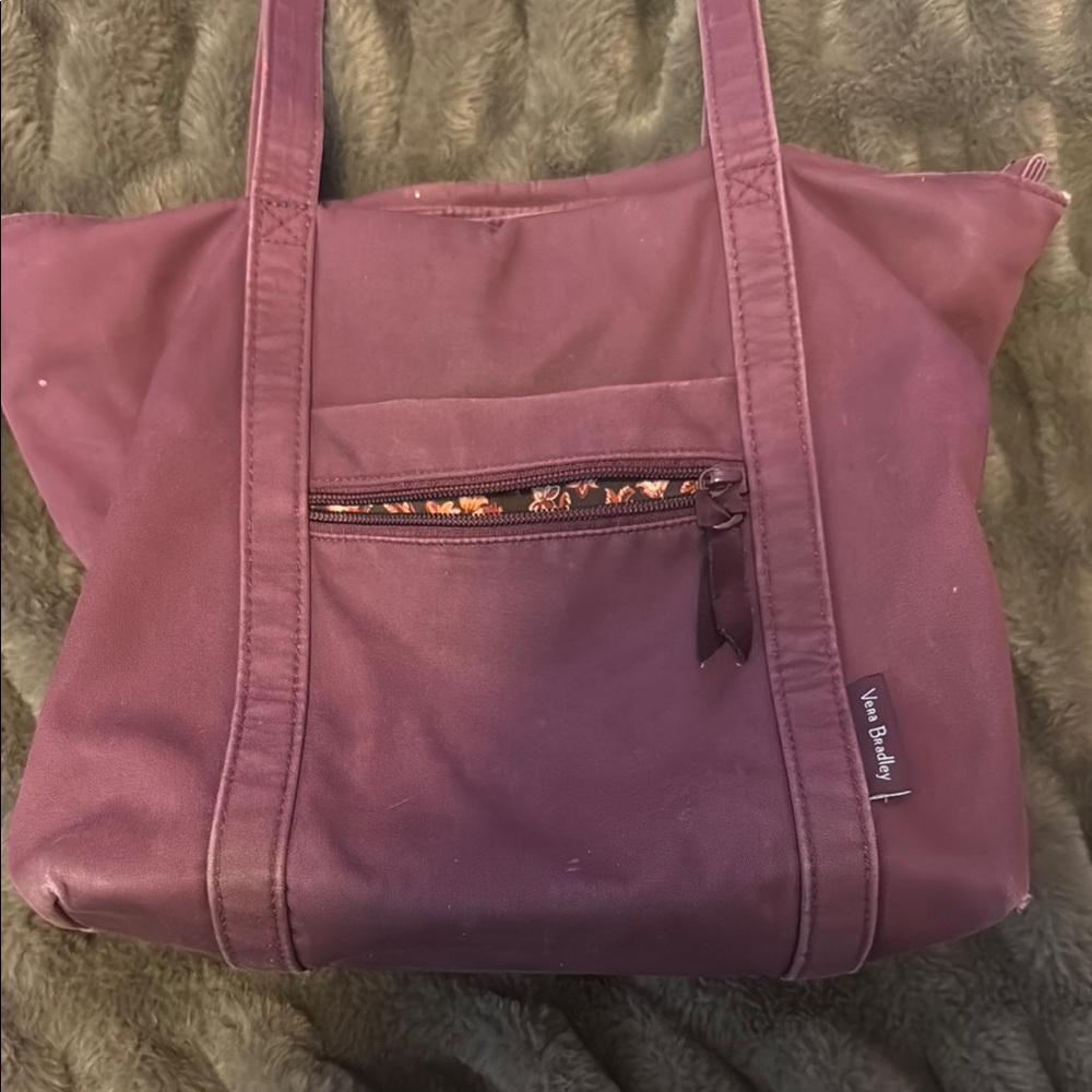 Vera Bradley Purple Everyday Tote Durable and Practical